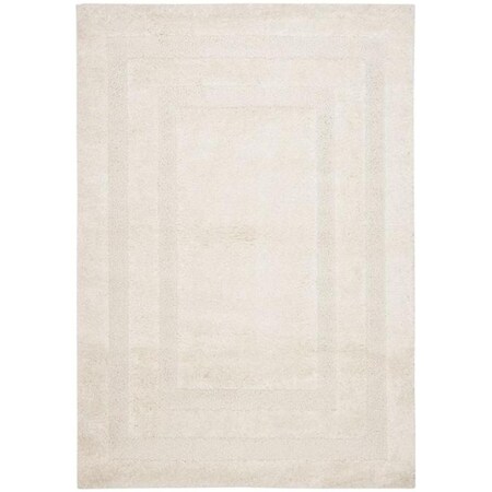 Safavieh Shag Large Rectangle Area Rug, Creme and Creme - 9 ft.-6 in. x 13 ft. SG454-1111-10